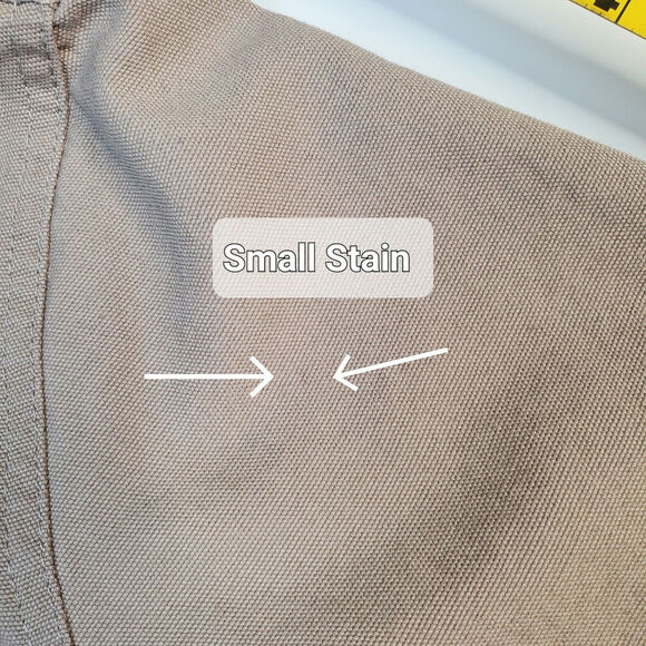 Vans Drill Chore Men's Coat Size Large Khaki Black Corduroy Collar - Picture 2 of 9